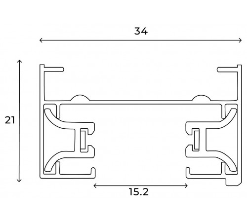 Трек накладной Hesby Lighting 0027 Skylite