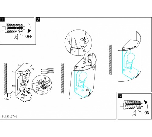 Накладной светильник Eglo 84028 Grafik