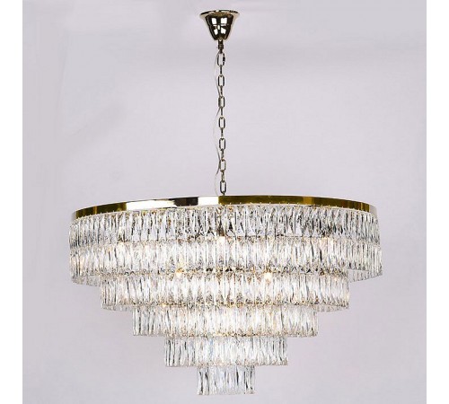 Подвесная люстра Newport 10129+17/C gold 10120