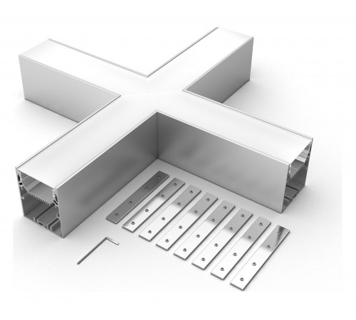 Соединитель угловой X-образный накладной Arlight 030143 S-LUX
