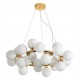 Подвесная люстра LUMINA DECO LDP 6033-25 GD Marsiada