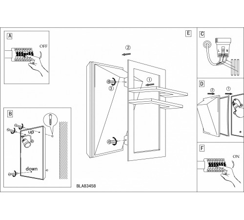 Накладной светильник Eglo 83433 Park