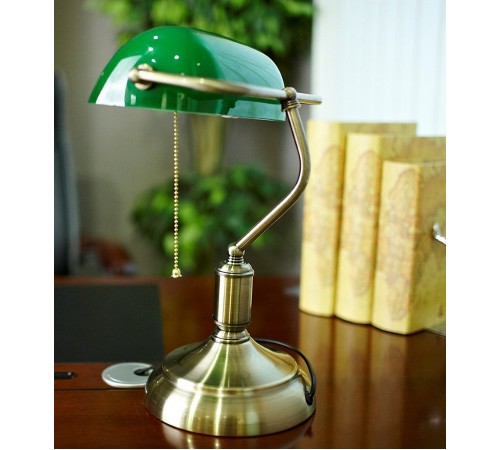 Настольная лампа декоративная LUMINA DECO LDT 305 GR Banker