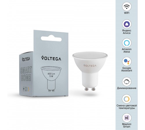 Лампа светодиодная с управлением через Wi-Fi Voltega 2425 Wi-Fi bulbs