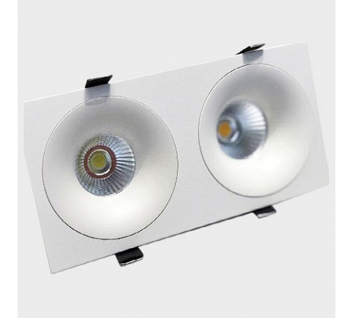 Рамка на 2 светильника Italline IT06-6016 white FR2 IT06-6016