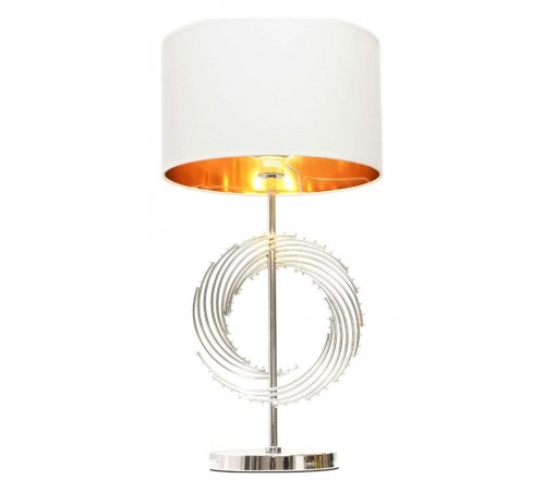 Настольная лампа декоративная LUMINA DECO LDT 5531 CHR+WT Fabi