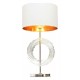 Настольная лампа декоративная LUMINA DECO LDT 5531 CHR+WT Fabi
