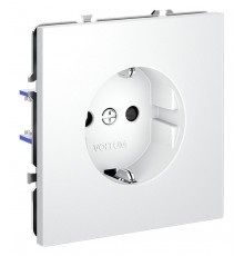 Розетка с заземлением и со шторкой, без рамки Voltum VLS040202 S70