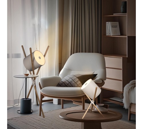 Настольная лампа декоративная Loft it 10245T White Bobbin