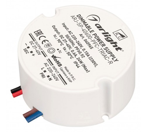 Блок питания с проводом Arlight 040965 ARJ