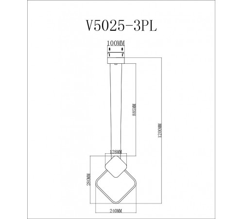 Подвесной светильник Moderli V5025-3PL Store