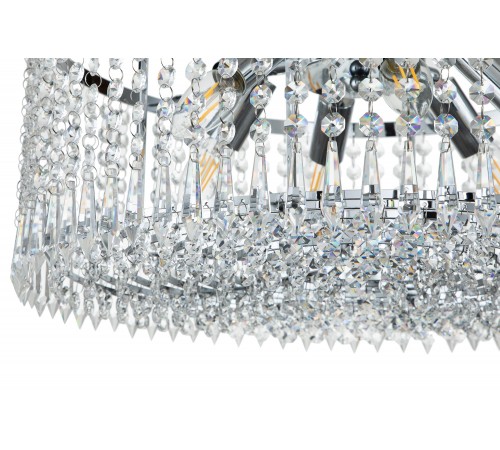 Люстра на штанге Indigo 12005/6С Chrome Sfarzo