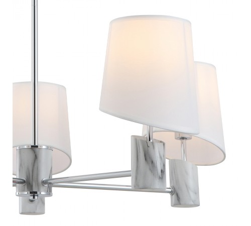 Люстра на штанге Indigo 13034/5R Chrome Sereno