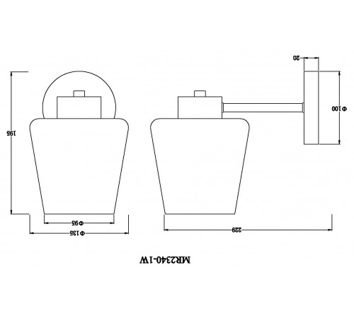 Бра MyFar MR2340-1W Mark