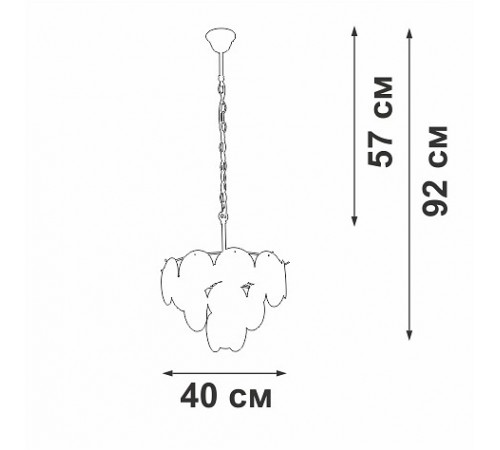 Подвесная люстра Vitaluce V5889-8/5 V5889