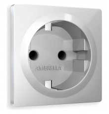 Накладка для розетки с заземлением и со шторками Ambrella Volt AP4070 Quant