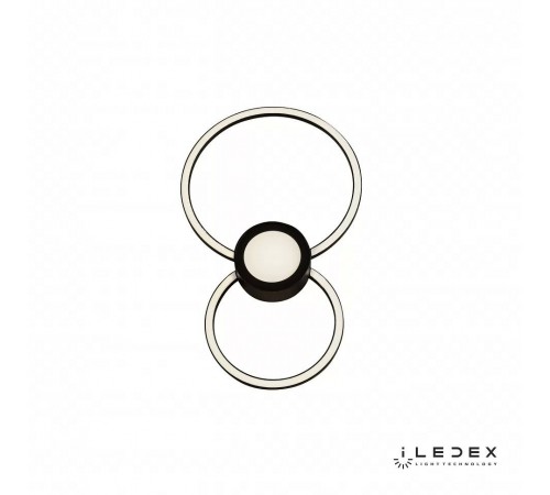 Накладной светильник iLedex X046324 24W 3000K BK Galaxy