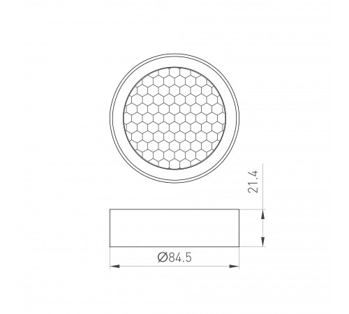 Сотовый фильтр Arlight 046764 CALIPSO
