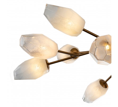 Люстра на штанге Indigo 13003/12C Brass Boccio