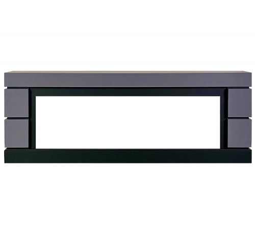 Каминокомплект Modern 42 SFT (Разборный) - Серый графит с очагом Vision 42 LOG LED