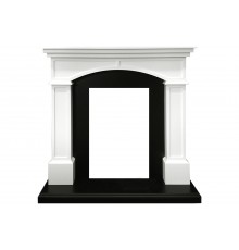 Каминокомплект Langford - Белый с черным с очагом Majestic FX M Black RC