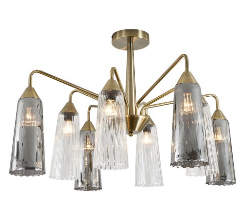 Люстра на штанге Indigo 13028/8R Brass Campana