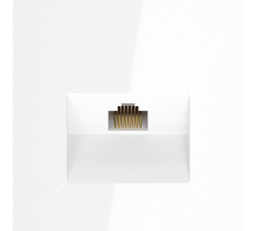 Розетка Ethernet RJ-45 без рамки Voltum VLS060101 S70