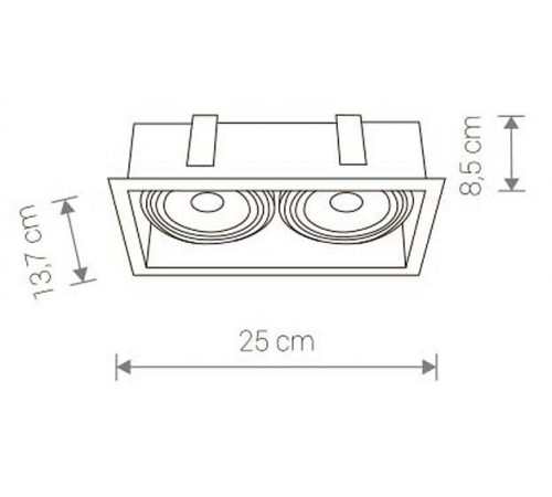 Встраиваемый светильник Nowodvorski 9416 Mod
