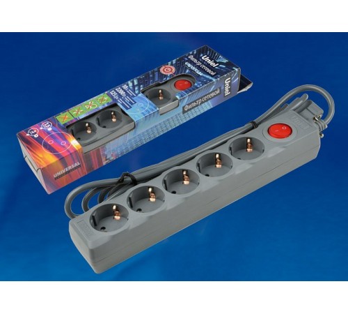 Удлинитель с выключателем Uniel UL-00001746 S-Gsu5