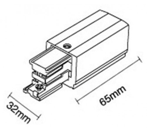 Токопровод правый Italline WSO 24BR white WSO