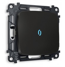 Выключатель одноклавишный с подсветкой без рамки Ambrella Volt MO802020 Quant