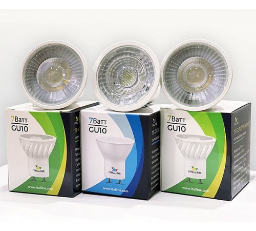 Лампа светодиодная Italline TP GU10/7W/3000K DIM TP