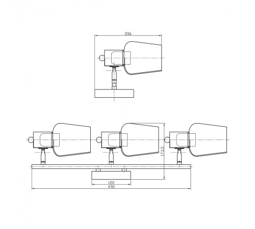Спот Escada 691/3P Woody