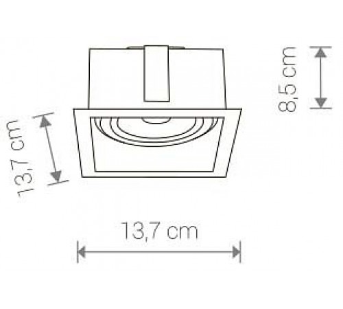 Встраиваемый светильник Nowodvorski 9413 Mod