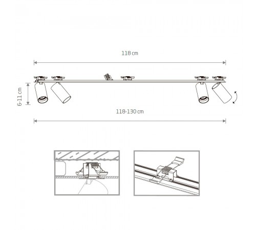 Спот Nowodvorski 7831 Mono Surface