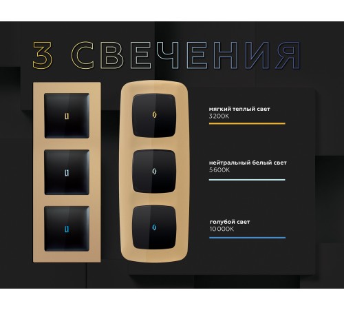 Модуль светодиодный для выключателей Ambrella Volt G11Y Quant