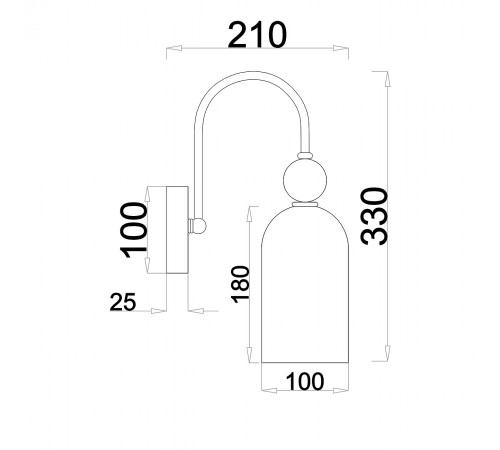 Бра Escada 686/1A Copper Ode