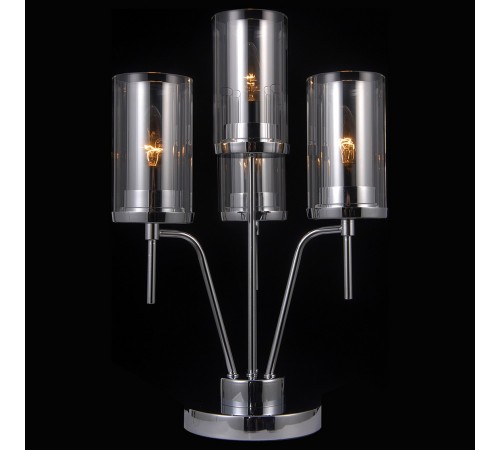 Настольная лампа декоративная Natali Kovaltseva HELSINKI II 79012-3T CHROME Helsinki II