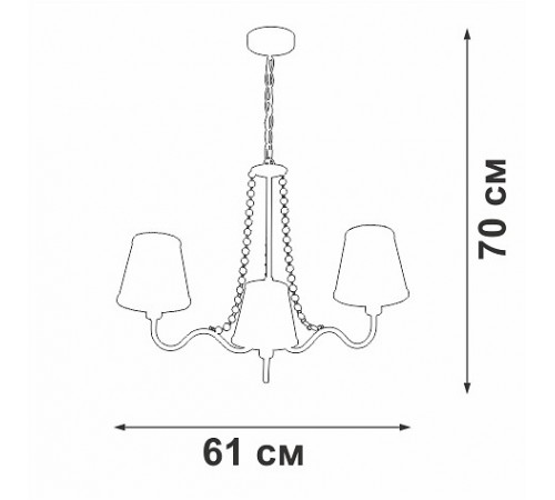Подвесная люстра Vitaluce V1848-8/3 V1848
