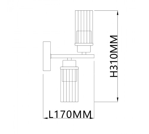 Бра Escada 2100/2A Black Reverse