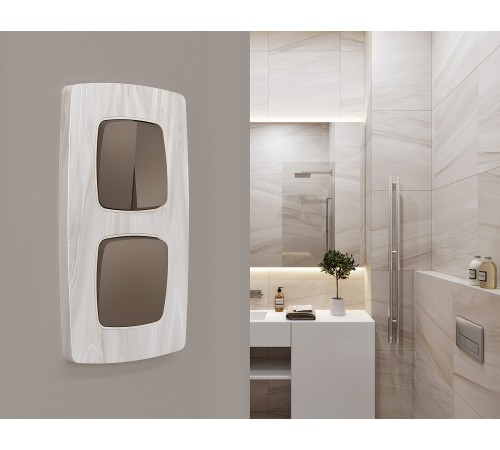 Клавиша для выключателя одноклавишного Ambrella Volt OP6310 Quant