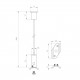 Подвес для трека Arlight 033252 MAG-25