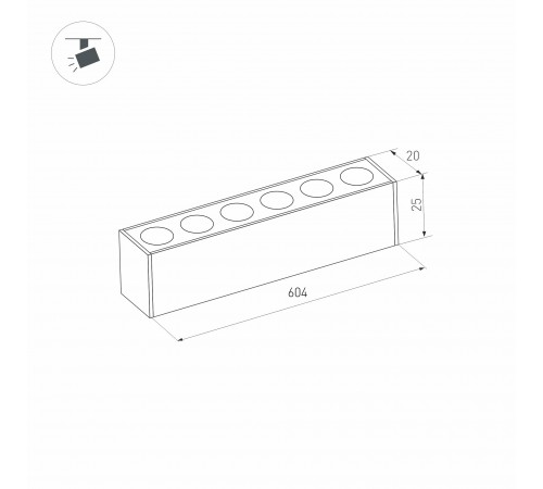 Встраиваемый светильник Arlight 033236 MAG-25