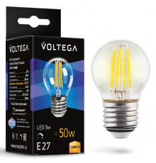 Лампа светодиодная Voltega 7202 Globe dim 5W