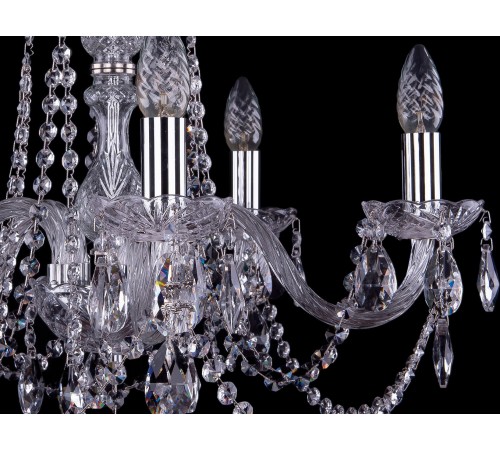 Подвесная люстра Bohemia Ivele Crystal 1402/5/195/Ni 1402