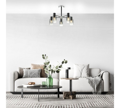 Люстра на штанге Escada 2120/5P Black Diversity