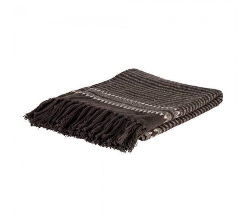 Плед (170x130 см) Longlac EG_420129 коричневый, черный