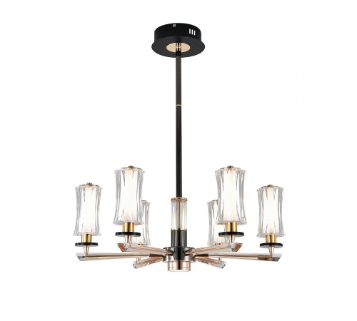 Люстра на штанге Indigo 13038/6R Black Grandioso