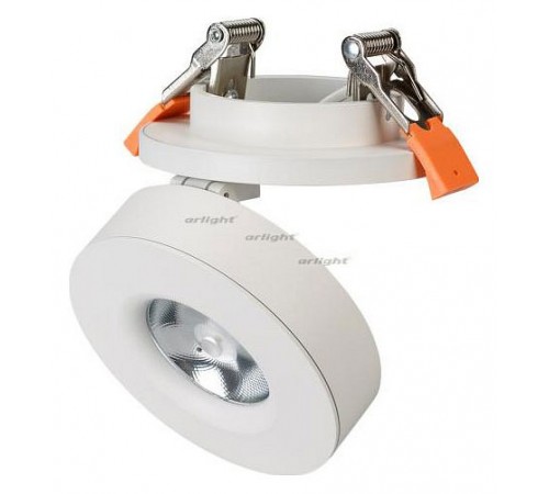 Встраиваемый светильник на штанге Arlight 025450 LGD-MONA-BUILT-R100-12W Warm3000 (WH, 24 deg)