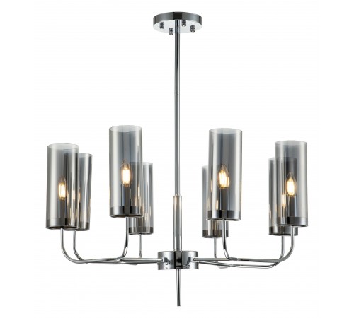 Люстра на штанге Indigo 13014/8R Chrome Balletto